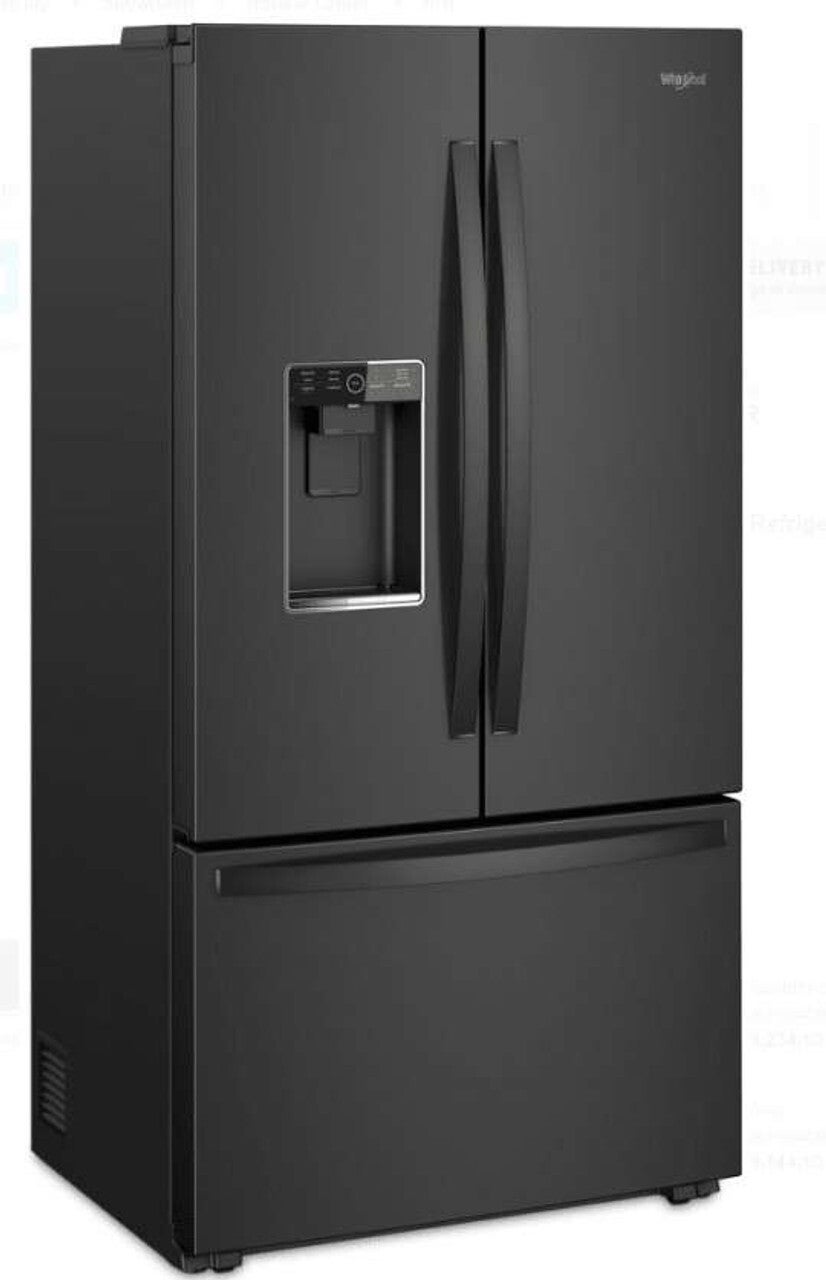 Wrf954cihb whirlpool 36 inch freestanding french door refrigerator